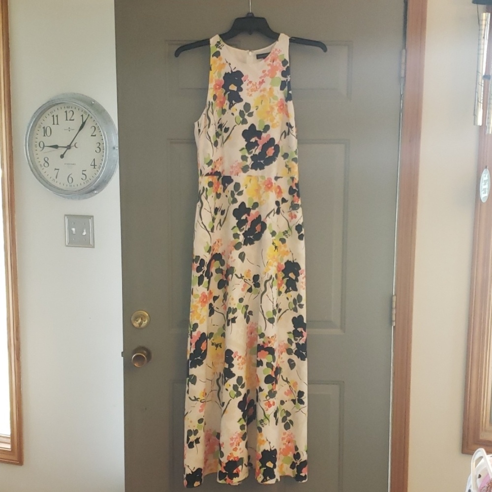 Banana Republic full length floral dress